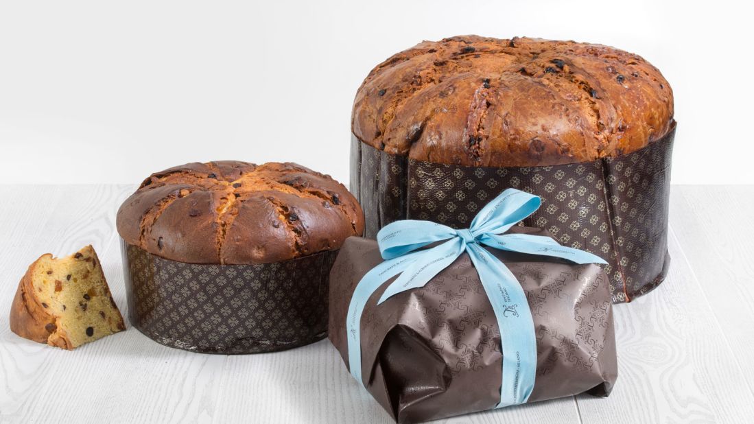 For centuries, Milan's signature panettone cake was only enjoyed at Christmas. Now, gourmet versions made with marron glaces, pine nuts, nuts, apricots, figs, black cherries and pineapple are sold year-round.