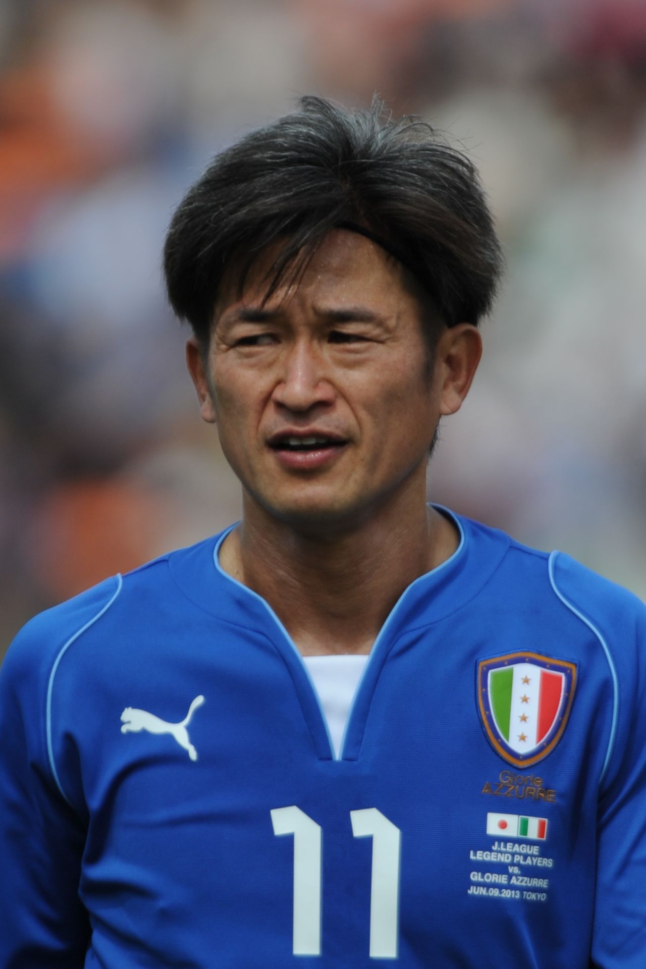 The 48-year-old has three goals in 16 appearances for the second division Japanese side this season, however he is currently sidelined with a thigh injury.