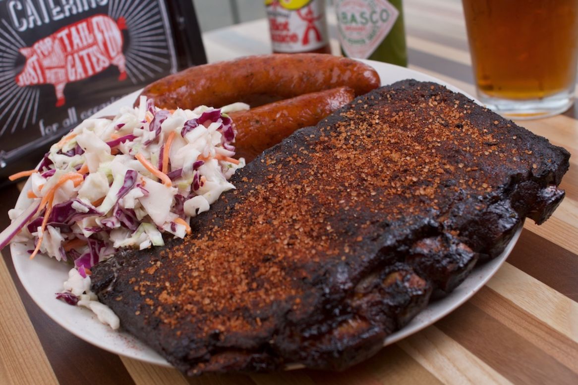 Sweet P's in Knoxville offers a tailgating special that features ribs, pork and wings.