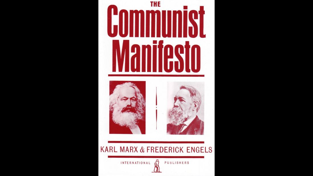 "The Communist Manifesto" by Karl Marx and Friedrich Engels was a political pamphlet published in 1848.  