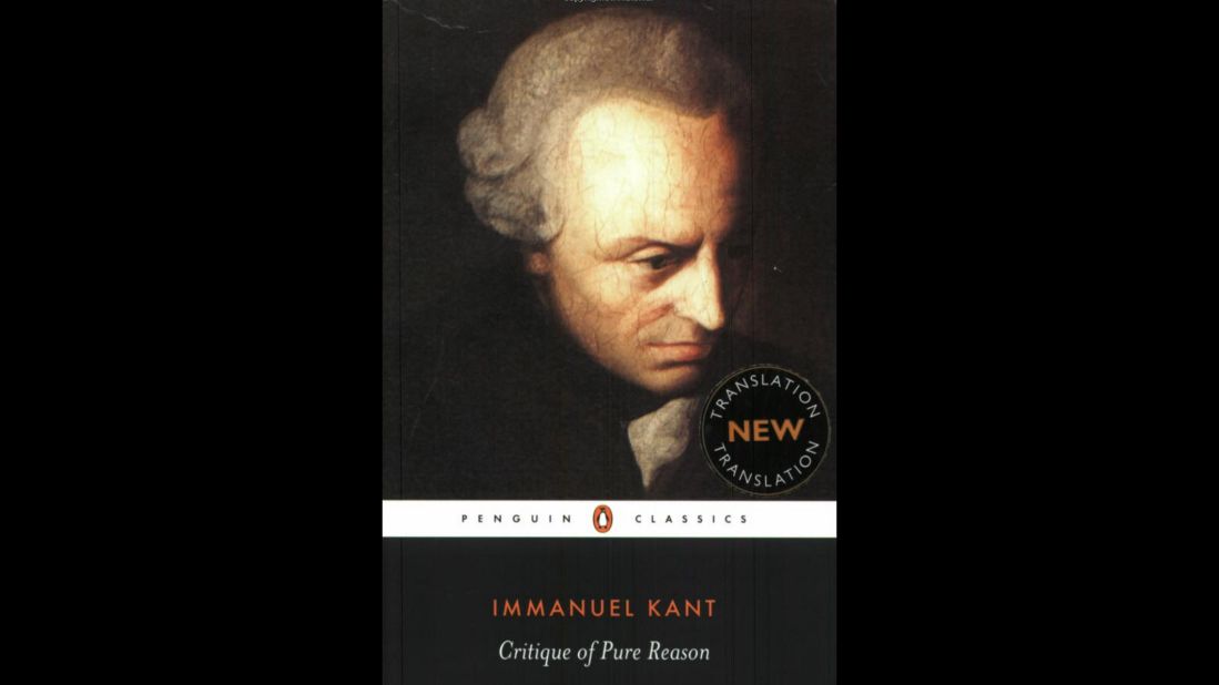 First published in 1781, "Critique of Pure Reason" by Immanuel Kant is one of the most influential books in philosophy.