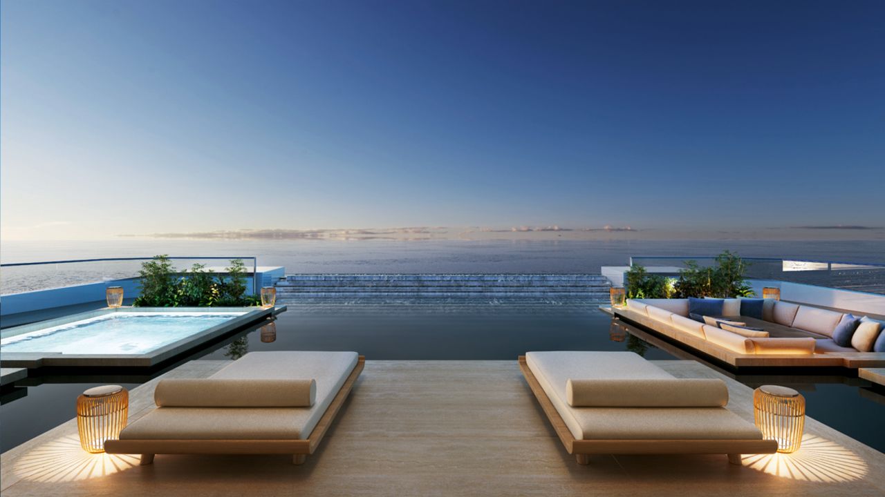 Symmetry, a 180-meter luxury vessel, was first unveiled at the 2015 Monaco Yacht Show in September by the Dutch design studio <a href="http://sinot.com/" target="_blank" target="_blank">Sinot Exclusive Yacht Design</a>.