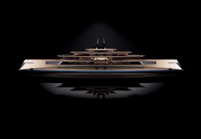 "Symmetry reflects a genuine owner-centered philosophy of the yacht as a custom-designed private estate, moving freely over the world's oceans," designer Sander J. Sinot tells CNN Sport. <br />"It offers an abundance of space to welcome beloved ones to indulge, work, play and enjoy life."