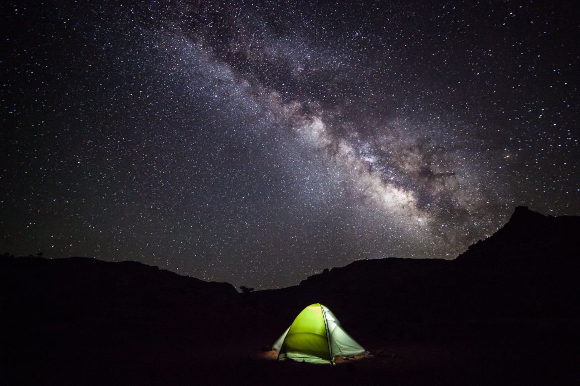 The Tanner Trail is less traveled than the South Kaibab and Bright Angel trails and is best done as a backpacking trip of two or more days. With almost zero light pollution and expansive canyon views, this is the best part of the canyon for stargazing. 