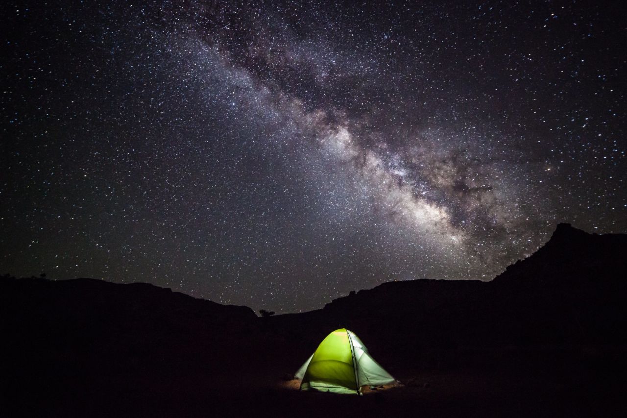 The Tanner Trail is less traveled than the South Kaibab and Bright Angel trails and is best done as a backpacking trip of two or more days. With almost zero light pollution and expansive canyon views, this is the best part of the canyon for stargazing. 