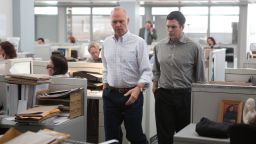 Michael Keaton and Mark Ruffalo are among the stars of "Spotlight," about the Boston Globe's role in tackling the story of child abuse by priests in Boston.