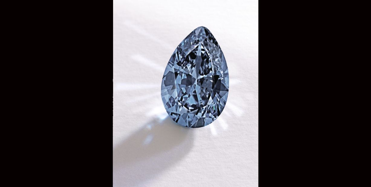 Lau has also purchased wildly expensive stones for his other daughter, 13-year-old Zoe. He bought this 9.75 carat diamond last year from the collection of the late Bunny Mellon for $32.6 million, the most for any blue diamond at the time, and named it 'The Zoe Diamond.' 