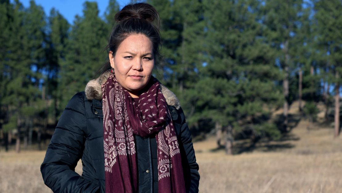 Vanessa Braided Hair is the co-founder of ecoCheyenne, a local environmental group that opposes fossil fuel extraction.