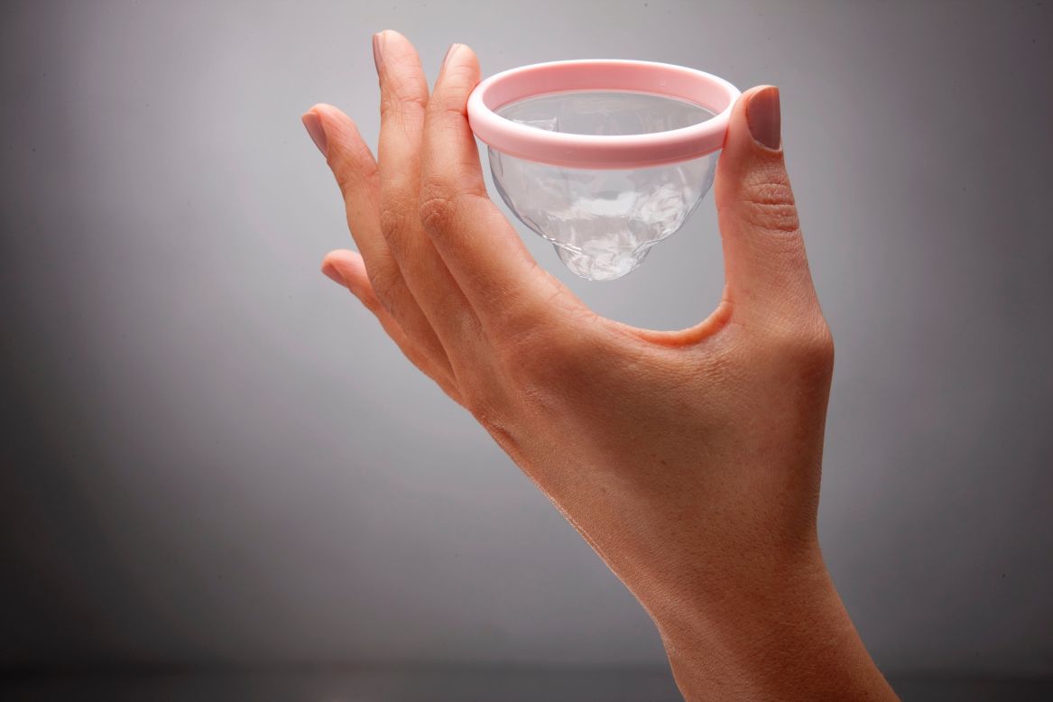Disposable cups, such as the <a href="http://softcup.com/how/faqs" target="_blank" target="_blank">Softcup</a>, are inserted into the vagina and can be worn for 12 hours before being removed and thrown away.