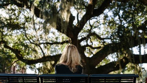 Amid Spanish moss-draped oaks on FSU's campus, Maria took stock of her painful history as a young student on this campus