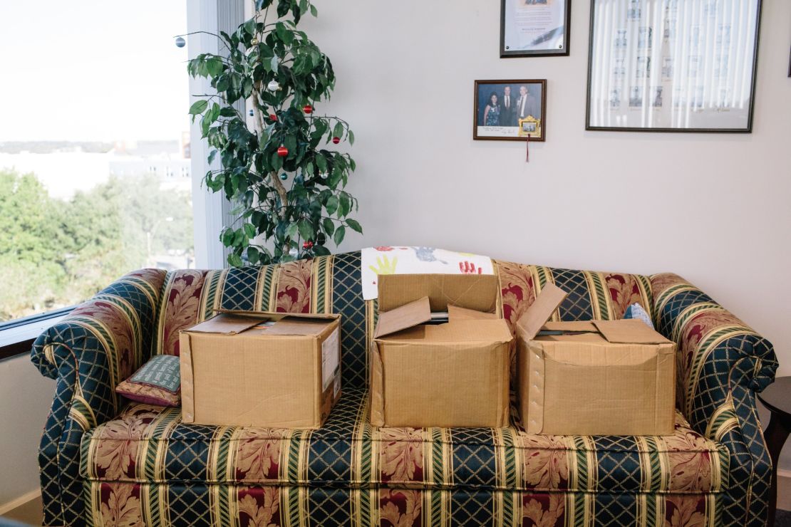 District Attorney Willie Meggs pulled out boxes of files from the case against Daniel Oltarsh, the Pi Kappa Alpha fraternity member who faced life in prison in Maria's rape case. 