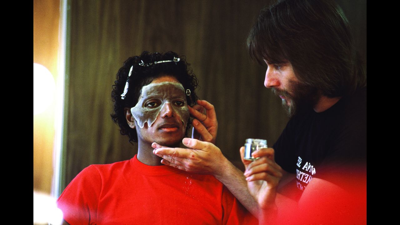 The plot of "Thriller" is two-fold: In part of it, Jackson plays a werewolf-like beast in a 1950s movie. Then the scene switches to the present day, in which Jackson is watching the 1950s movie in a theater with Ray. When they leave the theater, they're attacked by zombies -- and Jackson himself turns out to be one of the undead. Cue the song.