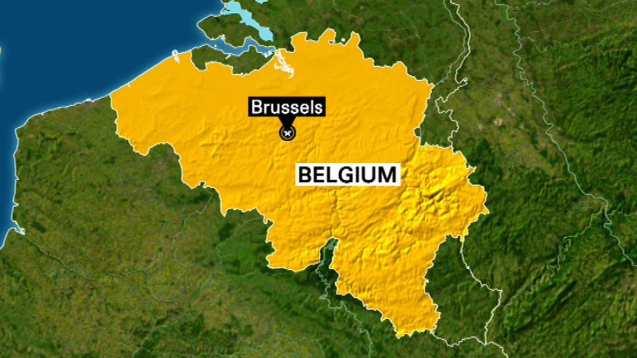 brussels belgium map