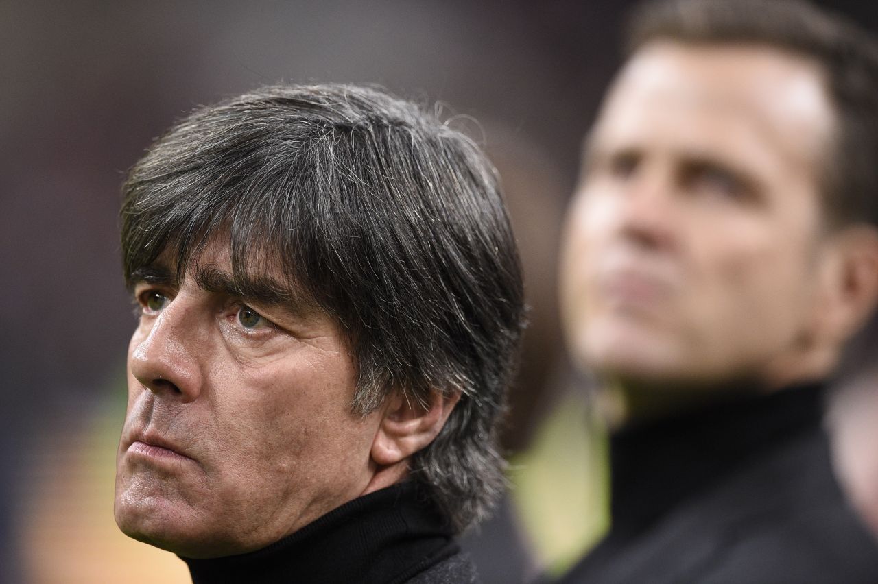 Germany coach Joachim Loew said his team had been unsettled before the match against France after a bomb threat to its hotel in Paris. The team spent the night at the Stade de France as a security precaution after the attacks.