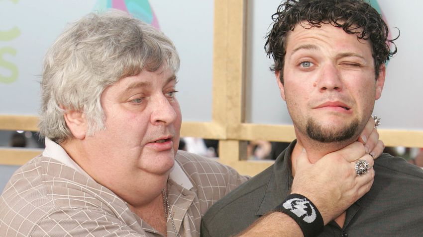  Vincent Margera, left, and Bam Margera of "Viva La Bam" arrive at the 2005 MTV Video Music Awards.