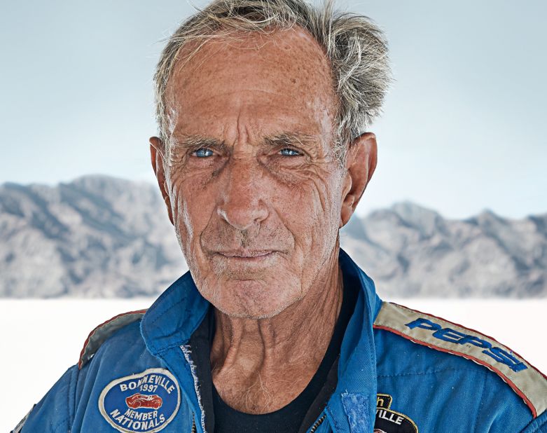 Don Biglow and his beautiful Dauernheim/Biglow lakester have held many records at the Bonneville Salt Flats since he began racing in 1996.