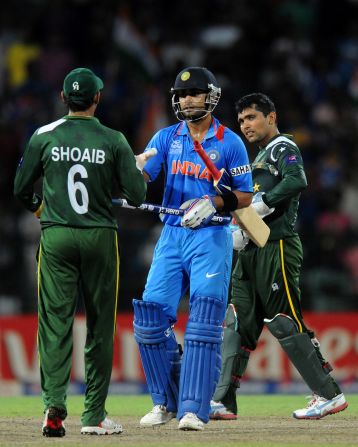 India and Pakistan are especially fierce rivals in cricket, the top sport -- by far -- in both nations. 