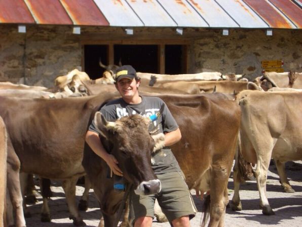 Paris took the unusual step of disappearing into the Swiss Alps to become a herdsman in order to focus himself on a career in skiing.