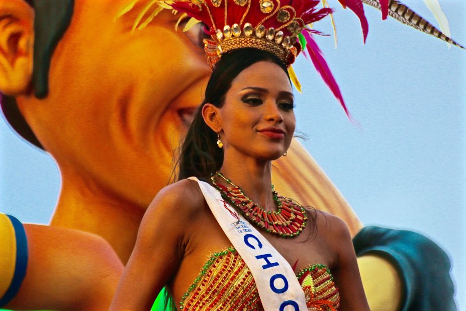 Andrea Tovar, representing the Pacific province of Choca, was the winner of this year's Miss Colombia contest. The election and coronation took place on Monday. 