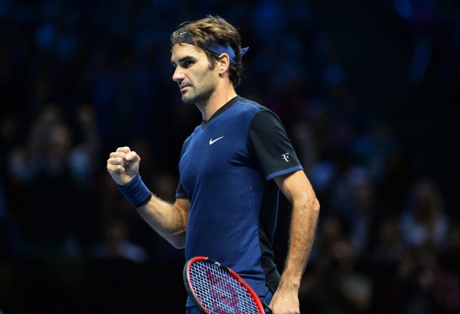 Federer improved to 2-0 in Group Stan Smith and qualified for the semifinals. He is the record six-time champion at the year-end championships.