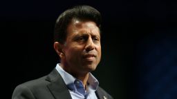 ORLANDO, FL - NOVEMBER 14:  Republican presidential candidate Louisiana Governor Bobby Jindal speaks during the Sunshine Summit conference being held at the Rosen Shingle Creek on November 14, 2015 in Orlando, Florida.  The summit brought Republican presidential candidates in front of the Republican voters.  (Photo by Joe Raedle/Getty Images)