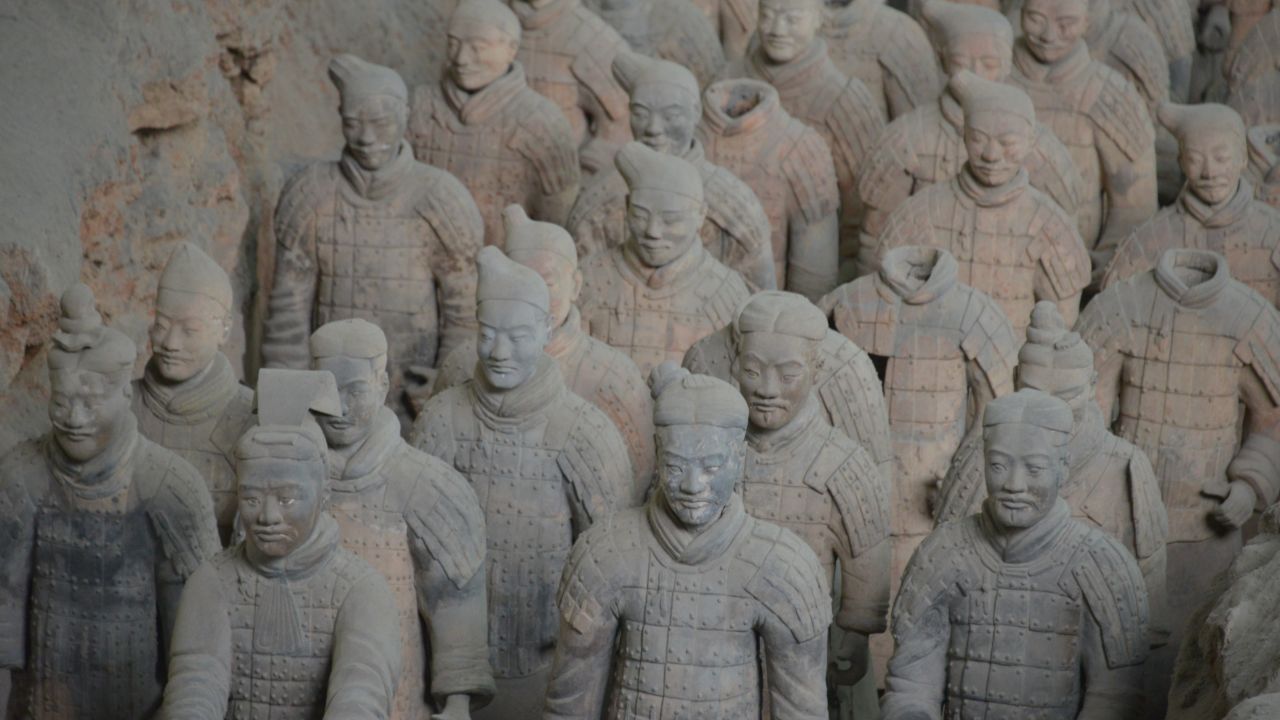Excavation of the world's largest underground army started after local farmers discovered the first Terra-cotta warrior while digging a well in 1974 in Xi'an, China. 