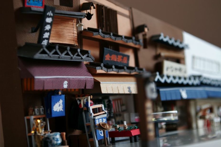 Her miniature version of Tokyo is actually from the past, and captures her nostalgic feelings about growing up in the city.