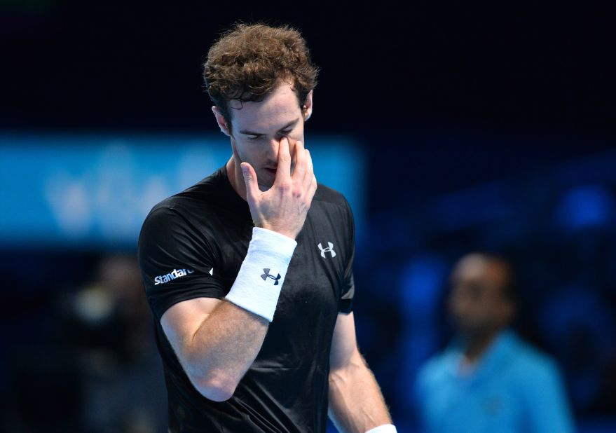 Murray was temporarily deprived of locking up the year-end No. 2 ranking. After a competitive first set that lasted about an hour, he wilted in the second. 