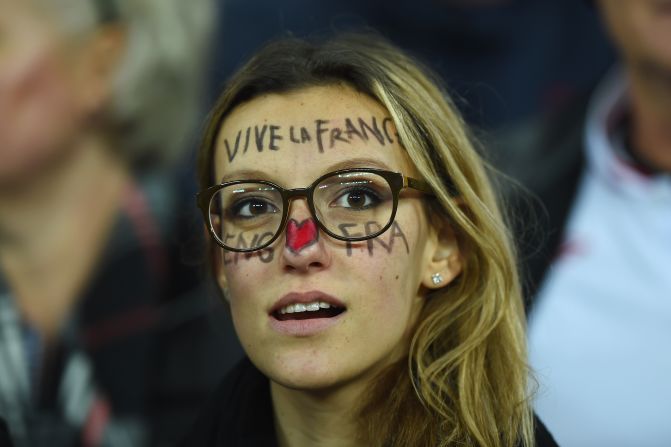 English and French football fans united at Wembley Stadium just four days after the attacks on Paris. The friendly game, which England won 2-0, was preceded by a rendition of "La Marseillaise" which was sung by both home and away supporters.