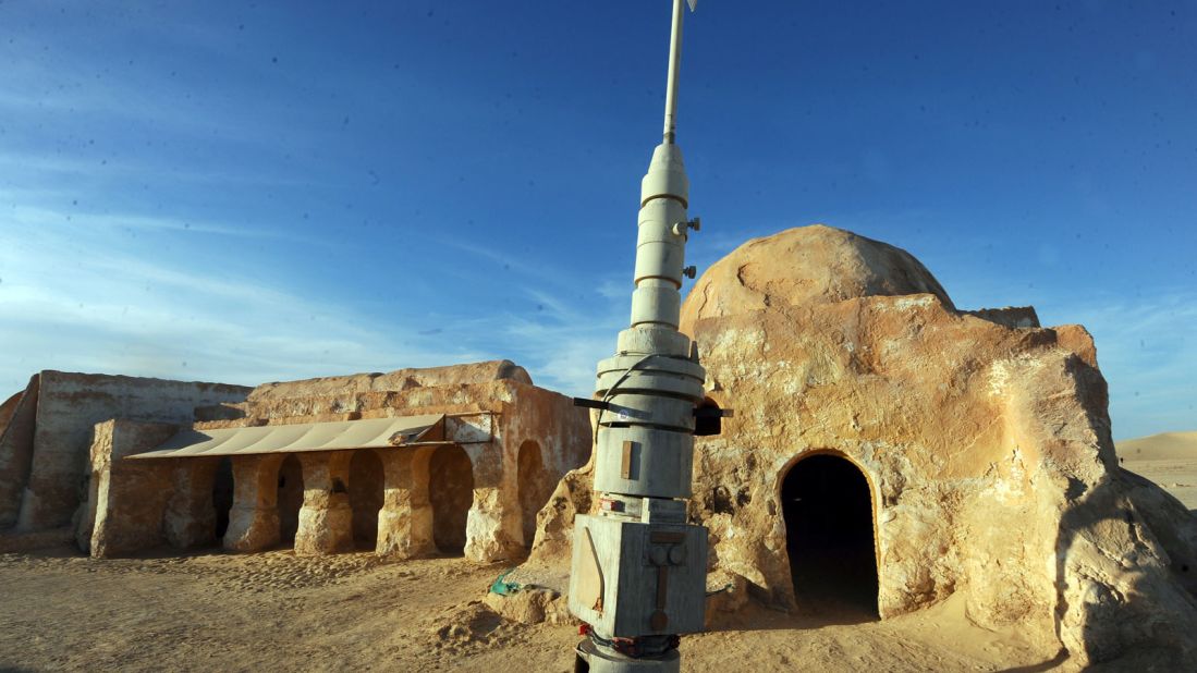 <strong>Mos Espa (Oung Jmel, Tunisia): </strong>Sets depicting the spaceport of Mos Espa on Anakin and Luke Skywalker's home planet Tatooine are still standing near the Tunisian town of Nefta.
