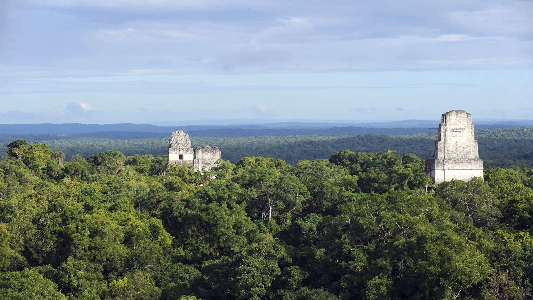 <strong>Massassi outpost  (Tikal National Park, Guatemala): </strong>These thousand-year-old Mayan ruins came within a whisker of being destroyed by the Death Star in "A New Hope." The film sees the temples used as a Rebel base.