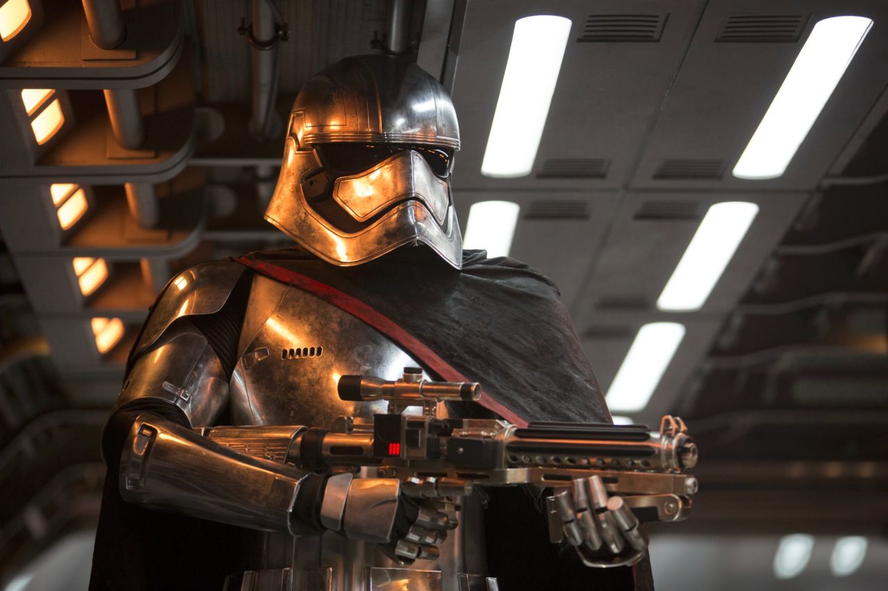 Behold Captain Phasma, played by Gwendoline Christie, whom you might know as Brienne of Tarth from "Game of Thrones." She commands the First Order's legions of troopers. And some of them are women too, as Abrams has confirmed. But not much else is known about the "Chrometrooper." We'd love to see her come to the light side.