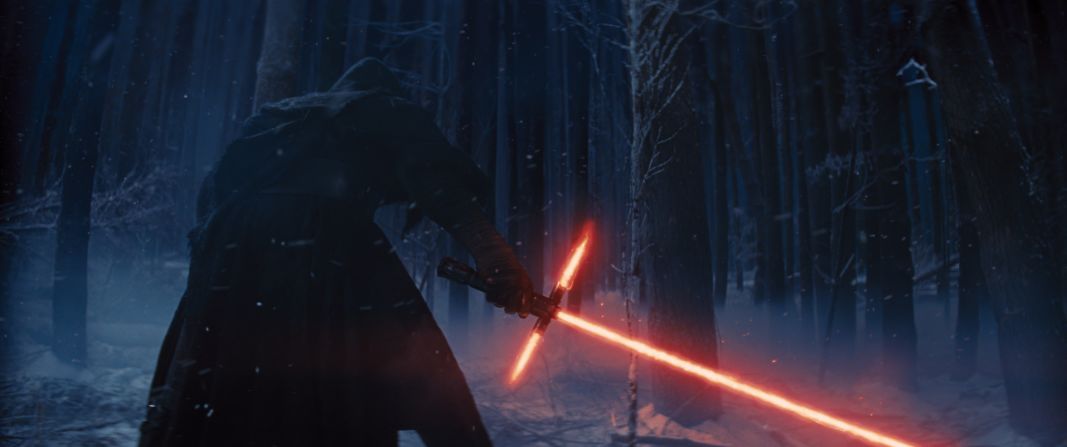 Yeah, it looks cool, but it makes no sense to have crossguards on a lightsaber unless you're looking for trouble and a trip to the galactic emergency room. The Internet was set ablaze with controversy and ridicule over Kylo Ren's unorthodox design, but we can clarify this for you: The crossguard blades, called quillons, are actually "raw power vented from the primary central blade," according to a <a href="index.php?page=&url=https%3A%2F%2Fwww.reddit.com%2Fr%2FStarWarsLeaks%2Fcomments%2F3so9n4%2Fkylo_ren_lightsaber_description%2F" target="_blank" target="_blank">plaque</a> that recently appeared in a props and replicas exhibition at Disneyland. (They probably know.)
