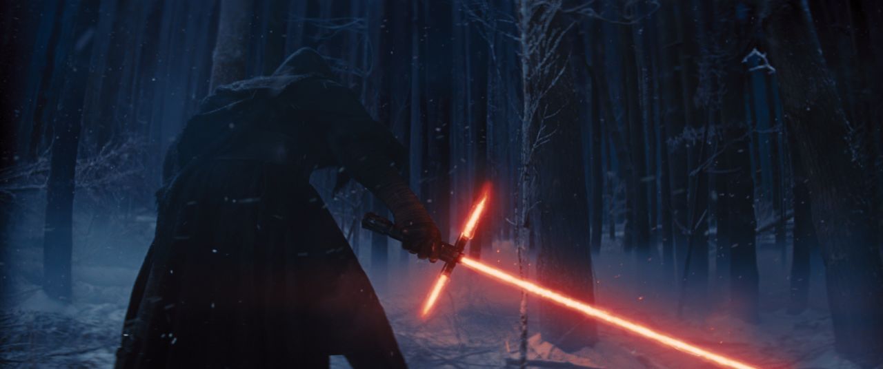 Yeah, it looks cool, but it makes no sense to have crossguards on a lightsaber unless you're looking for trouble and a trip to the galactic emergency room. The Internet was set ablaze with controversy and ridicule over Kylo Ren's unorthodox design, but we can clarify this for you: The crossguard blades, called quillons, are actually "raw power vented from the primary central blade," according to a <a href="https://www.reddit.com/r/StarWarsLeaks/comments/3so9n4/kylo_ren_lightsaber_description/" target="_blank" target="_blank">plaque</a> that recently appeared in a props and replicas exhibition at Disneyland. (They probably know.)