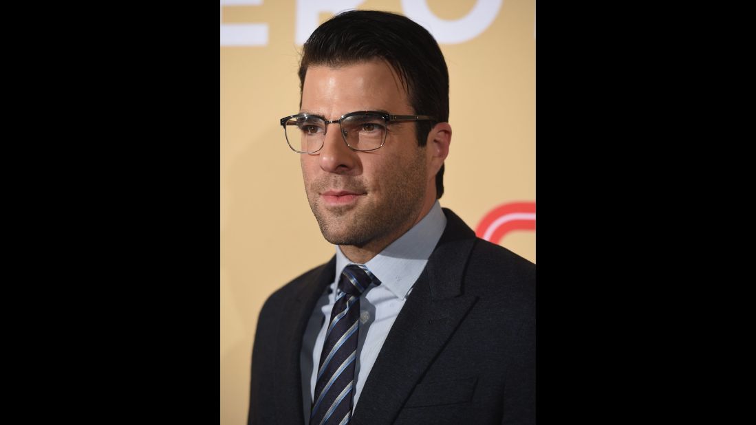 Actor Zachary Quinto, pictured, presented an award to fellow Pittsburgh native and CNN Hero Jim Withers.