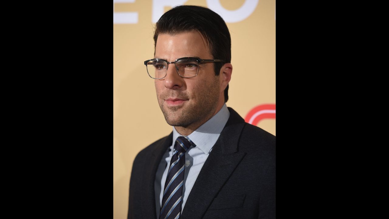 Actor Zachary Quinto, pictured, presented an award to fellow Pittsburgh native and CNN Hero Jim Withers.
