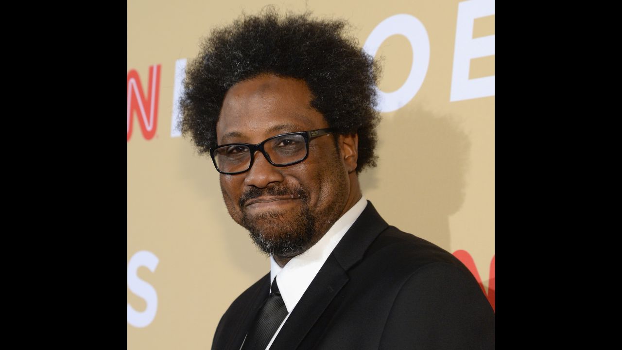 Stand-up comic W. Kamau Bell performed at the event. He is the host of the upcoming CNN series "United Shades of America."