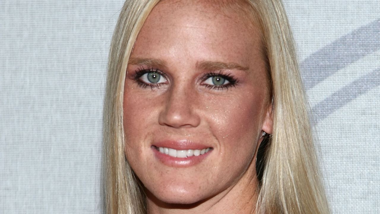 Holm, seen here at a party for the 2008 ESPYs, grew up in Albuquerque, New Mexico, where she did swimming, gymnastics and soccer before getting into combat sports in her late teens.