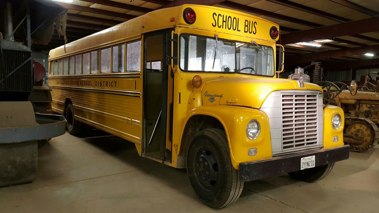 The school bus where 27 people were kidnapped has been kept at Bright's Museum in Le Grand, California.