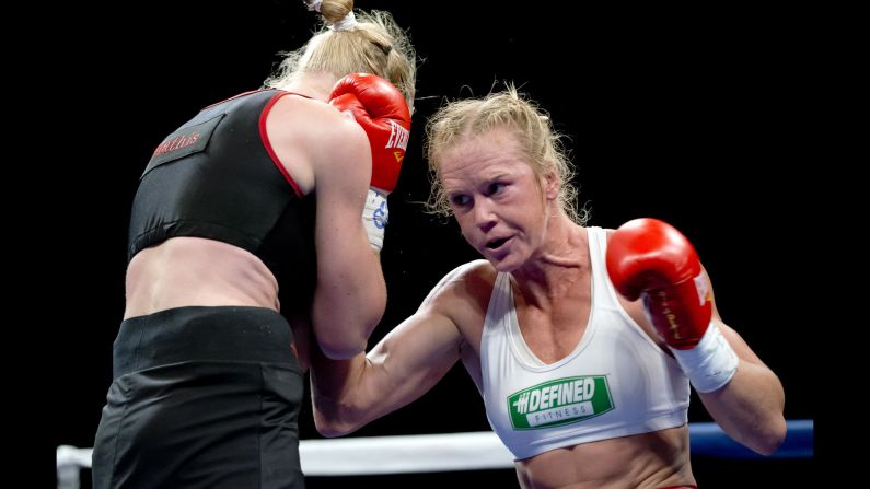 Six months later, Holm bounced back to beat Mathis in a rematch June 15, 2012, at the Route 66 Casino in Albuquerque.