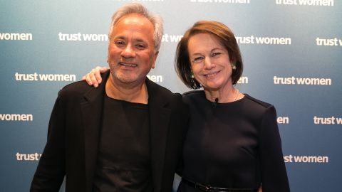 Anish Kapoor and Monique Villa.