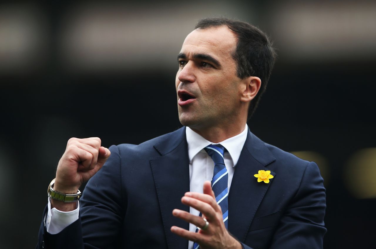 Everton manager took advantage of the international break to chat to a mainly American crowd. 