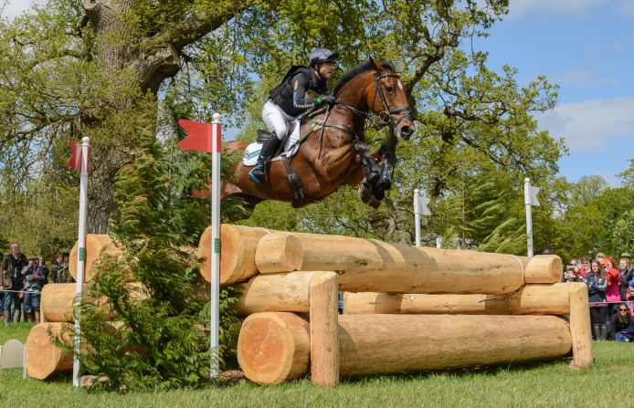 Ben Hobday riding Mulrys Error at the UK's Badminton Horse Trials in May. The following month, the British eventer was diagnosed with cancer.  