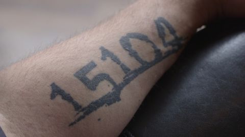 A tattoo on the arm of then-Braddock, Pennsylvania mayor John Fetterman from 2015.