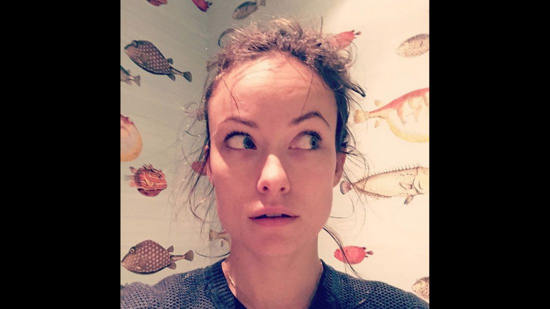 "I call this hairstyle, 'keep the kid alive,' " <a href="https://instagram.com/p/893WmSMhqD/?taken-by=oliviawilde" target="_blank" target="_blank">actress Olivia Wilde said on Instagram</a> on Sunday, October 18. "Products you'll need: sweat, string cheese, diaper rash cream, chewed up crayon, snot, and an enthusiastic spritz of panic."