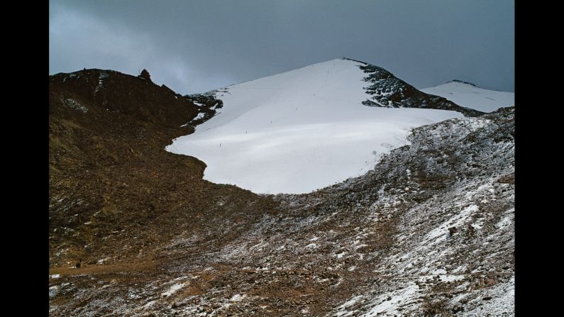 Years ago, says a veteran skier, "conditions were fantastic" at the world's highest ski area, on 17,250-foot (5,260 meters) Chacaltaya Glacier near La Paz, Bolivia.