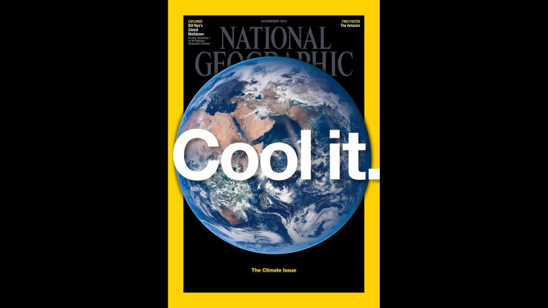 The November 2015 issue of National Geographic magazine.