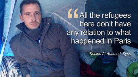 Khaled Al-Ahamad, from Syria said: "All the people there who died are innocent, and no one can agree with such acts."
