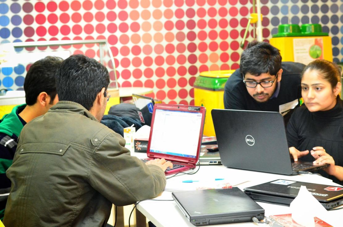 Students get to work at India's nanodegree launch 