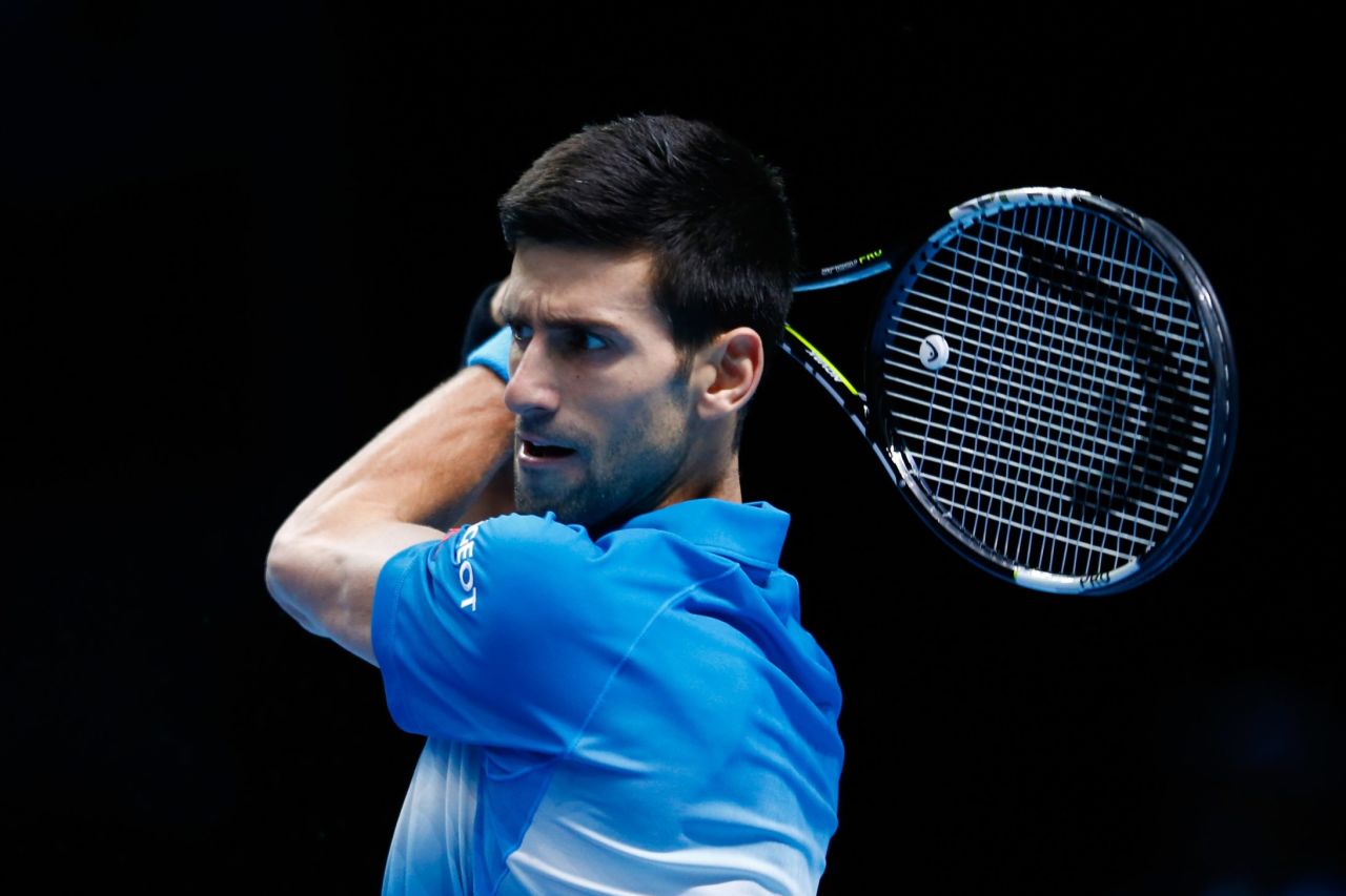 Novak Djokovic remains on course for a fourth straight title at the World Tour Finals after beating Rafael Nadal 6-3 6-3 in London. 